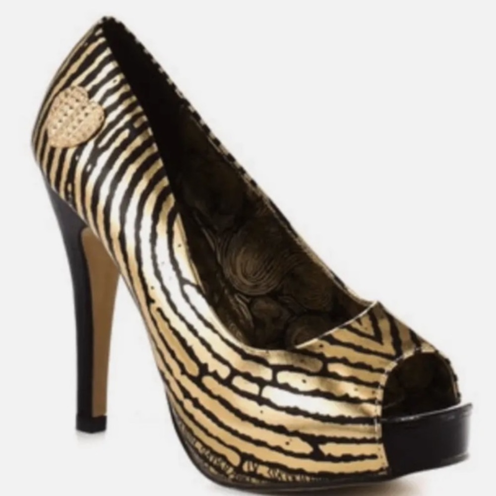 Iron Fist Ladies Hands Off Platform: Gold size 5